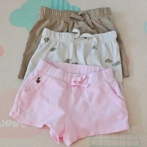 Set of 3 Baby Shorts 9M
